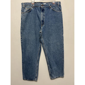 VTG 90s 1997 LEVIS LEVI’S USA Mens 40 x 29 White Tan Jeans‎ Denim Pants